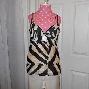 Banana Republic Spaghetti Strap Top Size 6 Brown